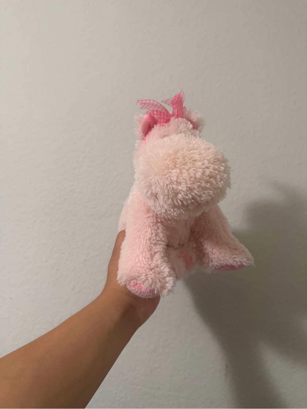 Russ Berrie Darly Pink Hippo Mini Plush